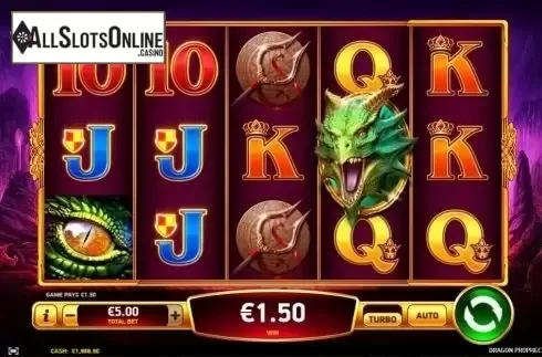 Win Screen. Dragon Prophecy from Ruby Play