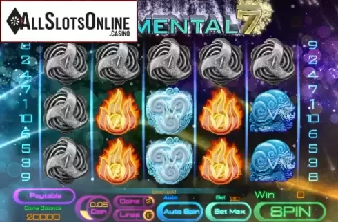 Game Workflow screen. Elemental 7 from Saucify