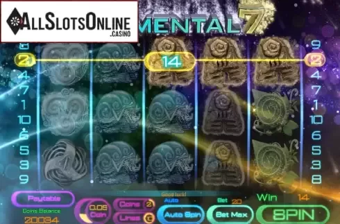 Win Screen. Elemental 7 from Saucify