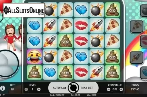 Screen 2. Emojiplanet from NetEnt