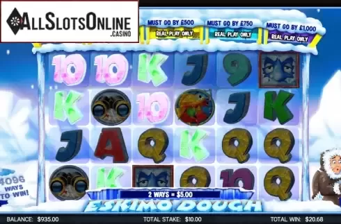 Win Screen 4. Eskimo Dough from CORE Gaming