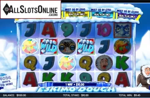 Win Screen. Eskimo Dough from CORE Gaming
