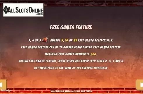 Paytable 2. Fire Hero from PlayStar