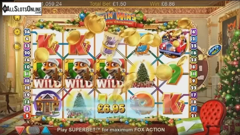Win Screen . Foxin' Wins - A Very Foxin' Christmas from NextGen