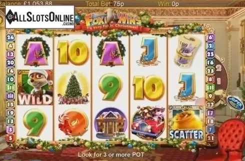 Game Workflow screen. Foxin' Wins - A Very Foxin' Christmas from NextGen