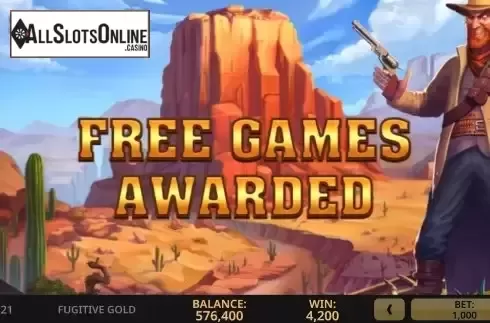 Free Spins Win Screen 2