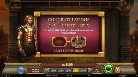 Gates of Troy slot screenshot 4