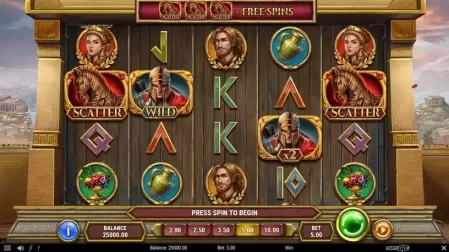 Gates of Troy slot screenshot 1