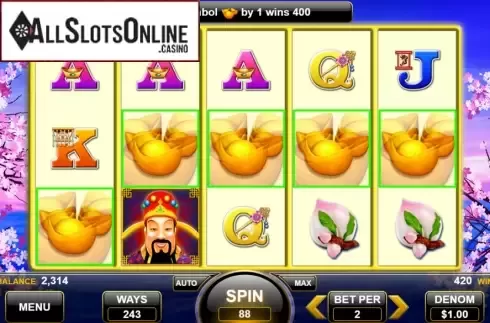 Win Screen 2. Gods of Fortune from Spin Games