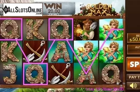 Game workflow . Golden Max from PlayStar