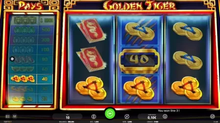 Golden Tiger slot screenshot 2