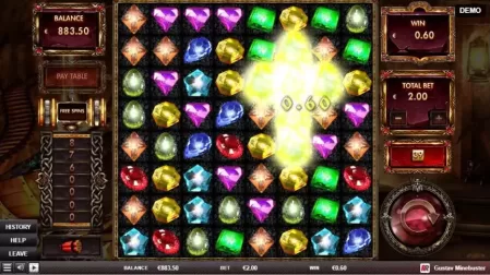 Gustav Minebuster slot screenshot 2