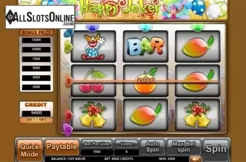 Game workflow . Happy Joker from Aiwin Games