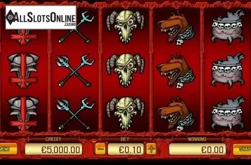 Reels screen. Hell Game from Apollo Games