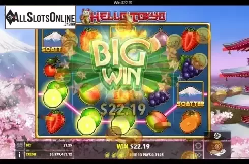 Big Win screen