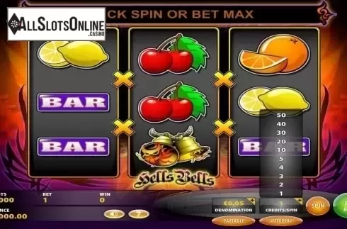 Reel Screen. Hells Bells from IGT