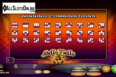 Paylines. Hells Bells from IGT