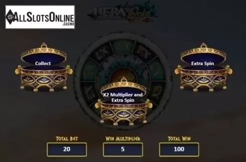 Bonus Game. Hera's Gold from ReelNRG