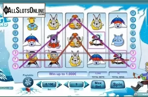 Screen 2. Ice Land from NeoGames