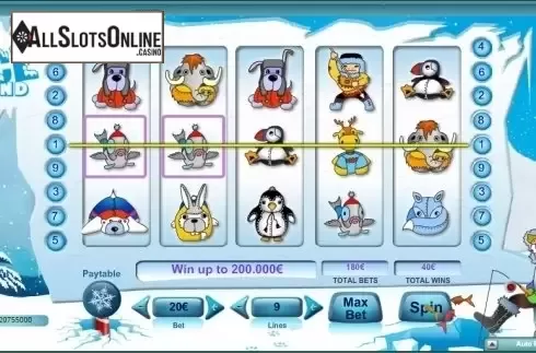 Screen 3. Ice Land from NeoGames