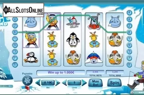 Screen 1. Ice Land from NeoGames