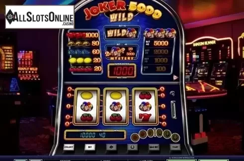 Main game. Joker 5000 Wild from Greentube
