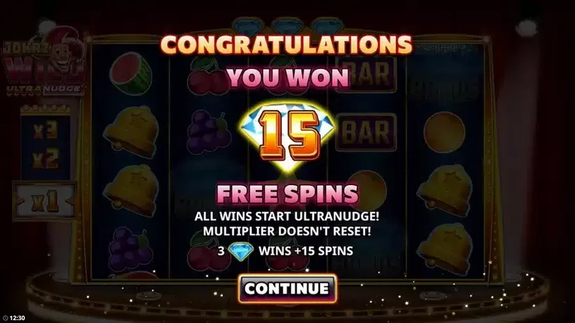 Jokrz Wild Ultranudge slot screenshot 4