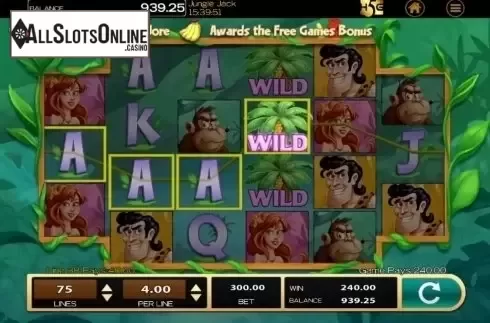 Win. Jungle Jack from High 5 Games