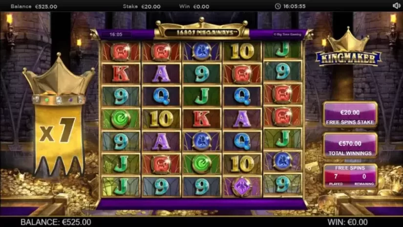 Kingmaker slot screenshot 4
