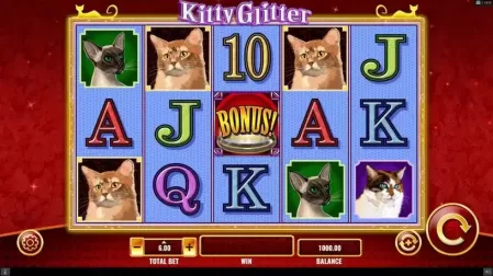 Kitty Glitter slot screenshot 1