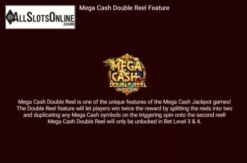 Mega Cash Double Reel Feature