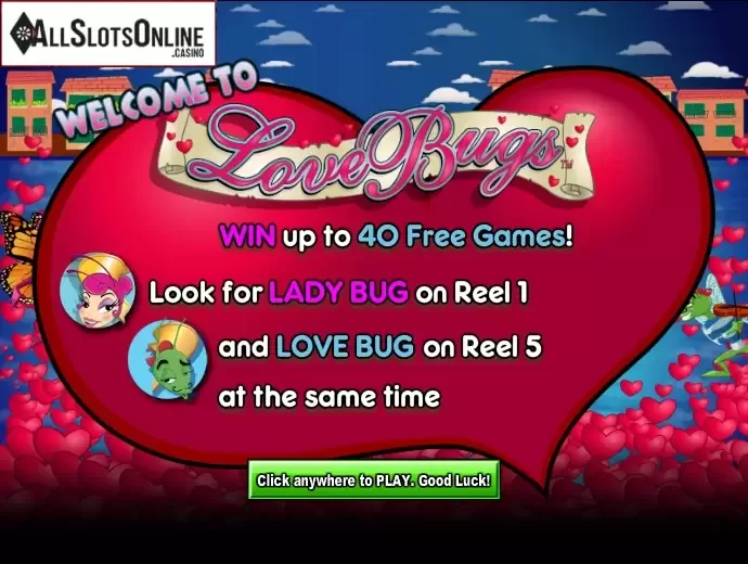 Game features. Love Bugs from NextGen