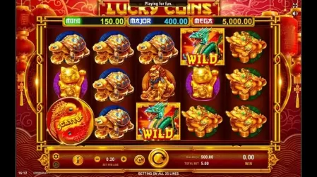 Lucky Coins slot screenshot 1