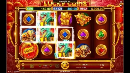Lucky Coins slot screenshot 2