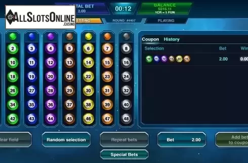 Bets screen