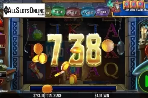 Win Screen 2. Magic Merlin: Spellbound from Storm Gaming