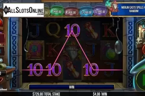 Win Screen 3. Magic Merlin: Spellbound from Storm Gaming