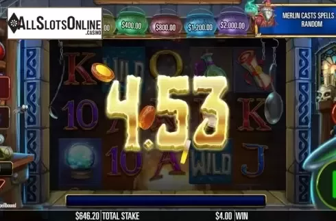 Win Screen 4. Magic Merlin: Spellbound from Storm Gaming