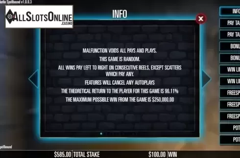 Info. Magic Merlin: Spellbound from Storm Gaming