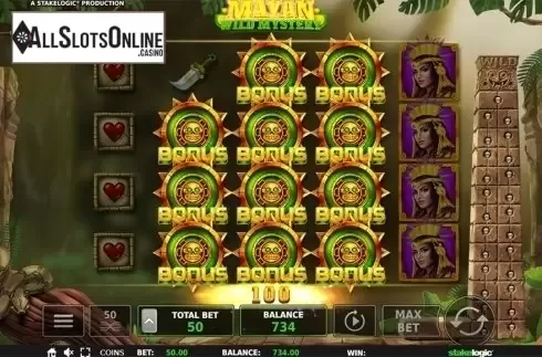 Game workflow 2. Mayan Wild Mystery from StakeLogic