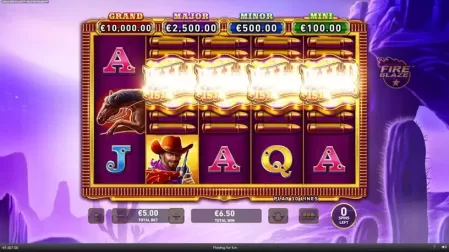 Mega Fire Blaze Wild Pistolero slot screenshot 6