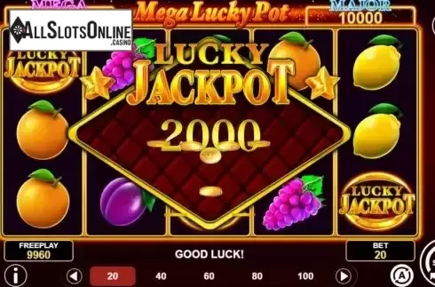 Win Lucky Jackpot screen
