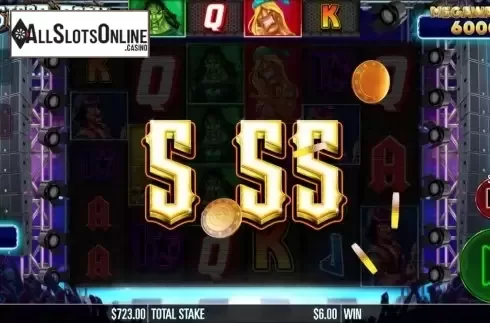 Win Screen 1. Monsters of Rock Megaways from Storm Gaming