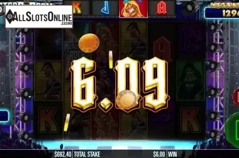 Win Screen 4. Monsters of Rock Megaways from Storm Gaming