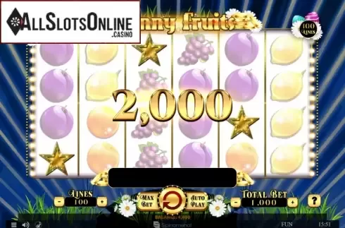 Win Screen 3. Penny Fruits Easter Edition from Spinomenal