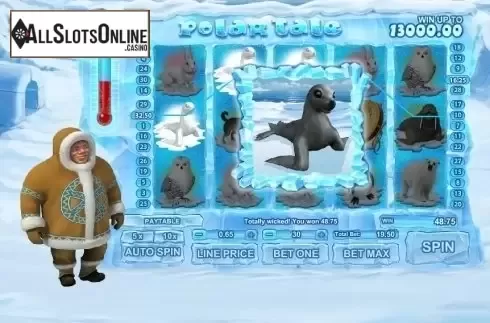 Win Screen . Polar Tale from GamesOS