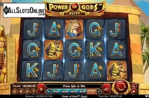 Reel Screen. Power of Gods: Egypt from Wazdan
