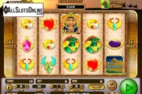 Win Screen 2. Queen of Queens from Habanero