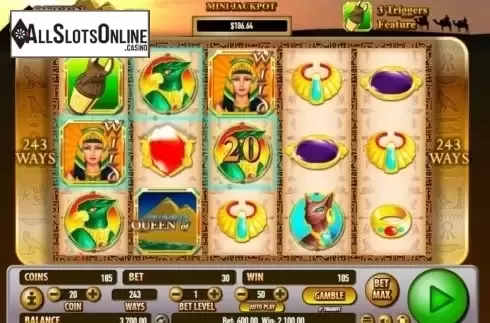 Win Screen 3. Queen of Queens from Habanero