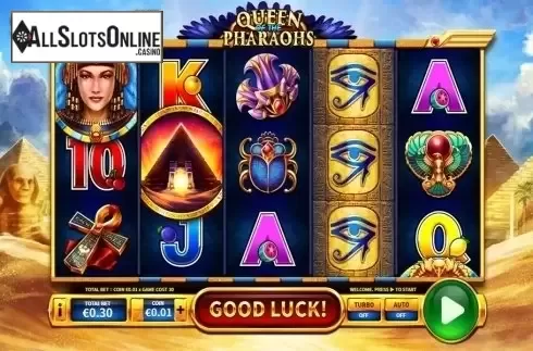 Reels screen. Queen of the Pharaohs from Skywind Group
